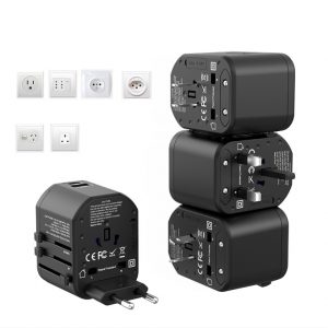 Gallium nitride Digital Display Charger 45W Universal Travel Converter plug PD+QC3.0USB travel charger