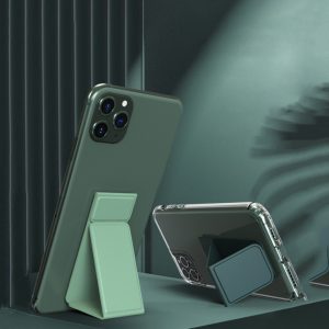 Slacker multi-function vertical and horizontal bracket can be folded back to stick mobile phone invisible bracket