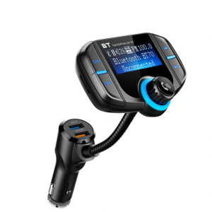 Car MP3 bluetooth player hands-free phone QC3.0 car charging car FM transmitter