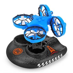 Water, land and air quadcopter hovercraft glider three-in-one multifunctional toy mini small unmanned aerial vehicle