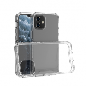 IPhone12 protective case transparent TPU and TPE scratch-proof PC iPhone12 anti-drop mobile phone case