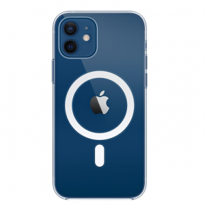 . The MagSafe case is magnetically attached to the iPhone 12