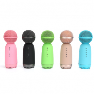 One cell phone karaoke wireless bluetooth microphone