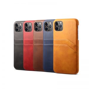 The iPhone case is suitable for Apple 11 leather insert card leather mobile phone case