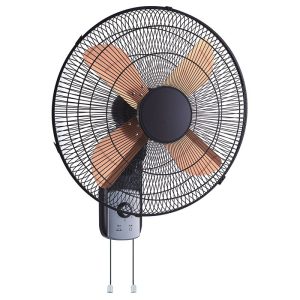 Wall-mounted remote-controlled automatic fan that tilts its head to blow air