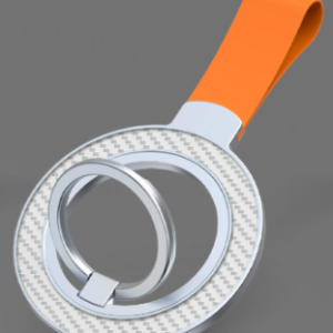 Ultra-thin carbon fiber magsafe magnetic rotating phone stand