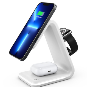 Magnetic multi-functional mobile phone wireless charger
