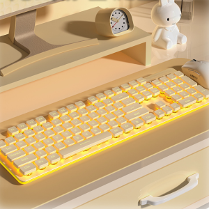 Mechanical feel silent waterproof keyboard