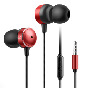 In-ear wired metal mobile phone headphones