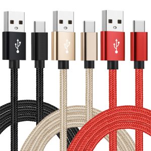 TYPEC3A charging cable with aluminum alloy braided wire