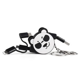 Panda Extendable Three-in-One Data Cable