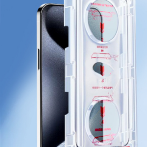 Mobile phone protective film with automatic dust-free film application chamber