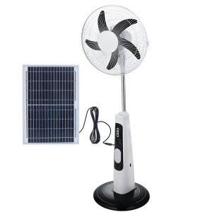 18-inch solar floor fan