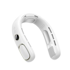 Semiconductor-based cooling neck fan