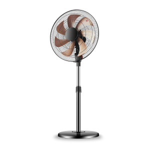 Remote-controlled swivel timer-powered strong wind floor fan