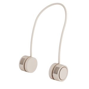 Portable leafless neck-mounted fan