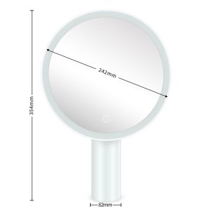 Three-color supplementary light LED beauty mirror