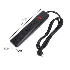 1.2-meter lightning protection 6-hole US standard power strip