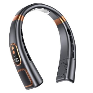 Outdoor portable silent neck-mounted fan