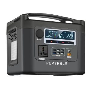 220V mobile power station with outdoor solar energy system