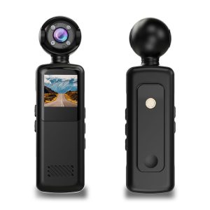 Portable clip-on action camera
