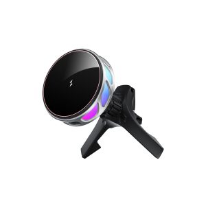 Strong Magnetic Car Phone Mount with 15W Fast Wireless Charging