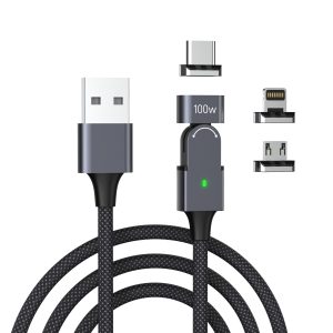 180° Rotating Magnetic Phone Charging Cable