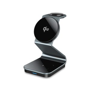 Aluminum Qi2 Magnetic 3-in-1 Wireless Charger