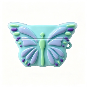 Stylish Butterfly Silicone Earbud Case