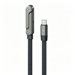 Rotatable Elbow Braided USB‑C Cable