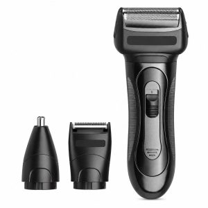 3‑in‑1 Rechargeable Foil Shaver Grooming Kit