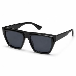 Thick‑Frame Square Cat‑Eye Sunglasses