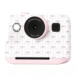 Kids Instant Print Digital Camera (Bow Decorated)