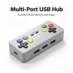 Game‑Controller‑Style USB‑C Hub Docking Station