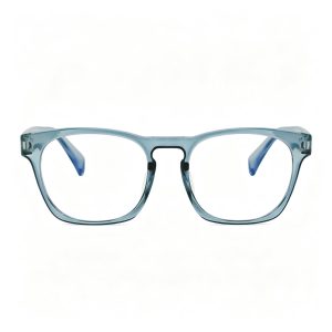 Clear Blue Square Blue Light Blocking Glasses