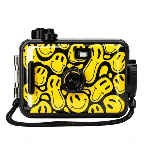 Waterproof Reusable 35mm Film Camera（Smiley‑Face Print）