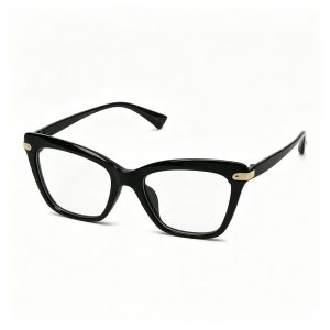Black Cat-Eye Square Blue Light Blocking Glasses
