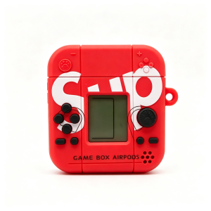 Game Console Style Earbuds Case (Red)