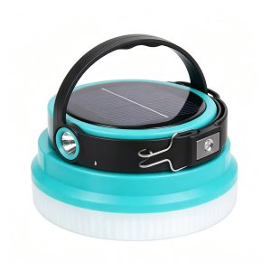 Solar Camping Lantern with Magnetic Base & Hook