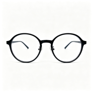 Blue Light Blocking Glasses (Black, Round)