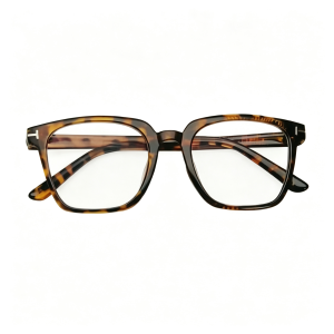 Blue Light Blocking Glasses (Tortoise Shell, Square)