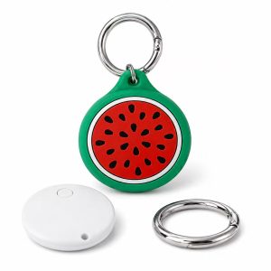Smart Bluetooth Item Tracker Tag (Watermelon Silicone Cover)