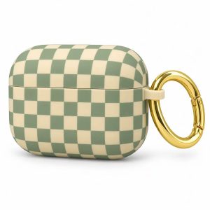 Green Checkerboard AirPods Pro Case
